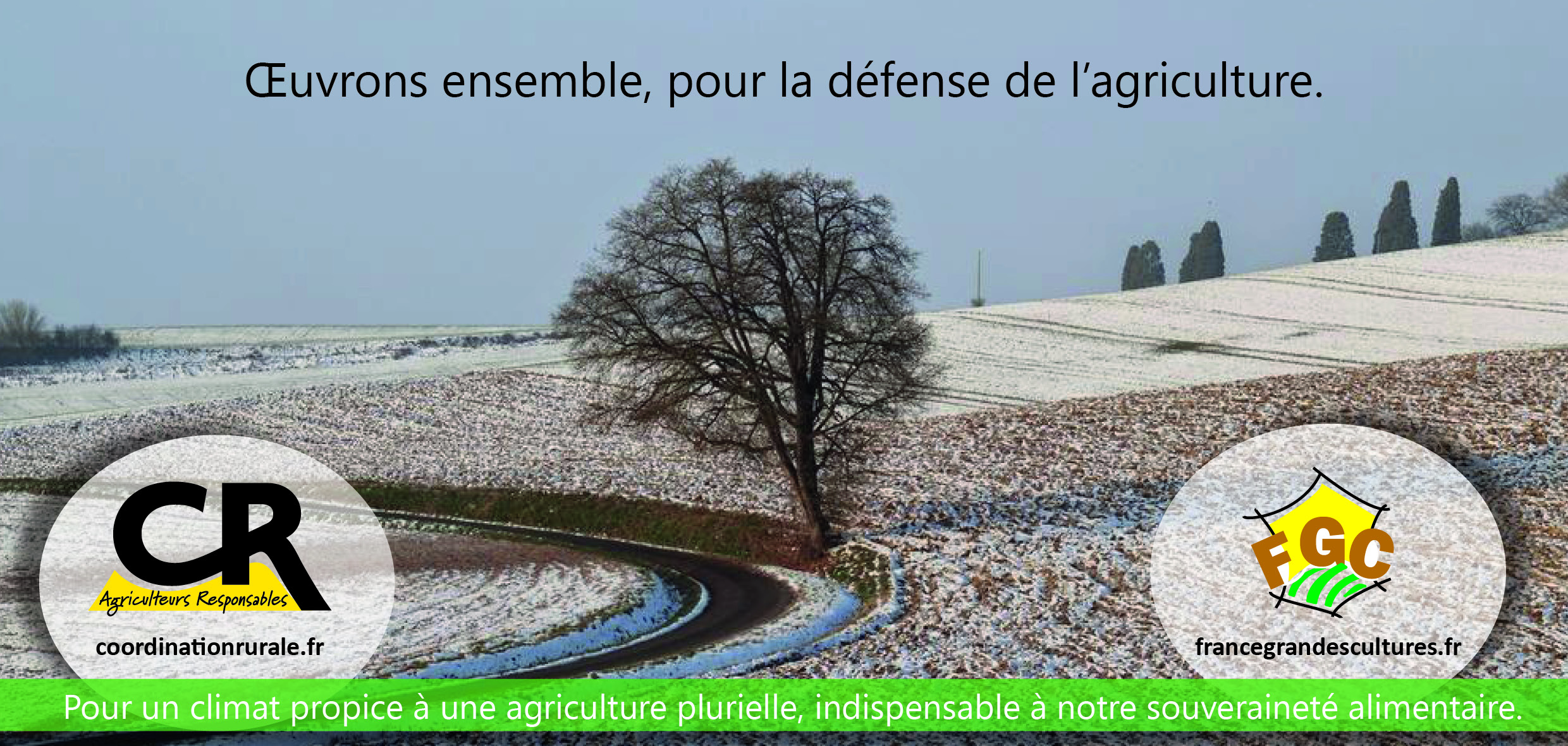 La défense des agriculteurs continue en 2024 avec FGC ! France